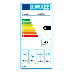 Sabia 90 Dunstabzugshaube | 90cm | 600 M³/h | Energieeffizienzklasse A | Inklusive 2 X Aktivkohlefilter -Küchenmaschinen Verkäufe 60002219 energy label