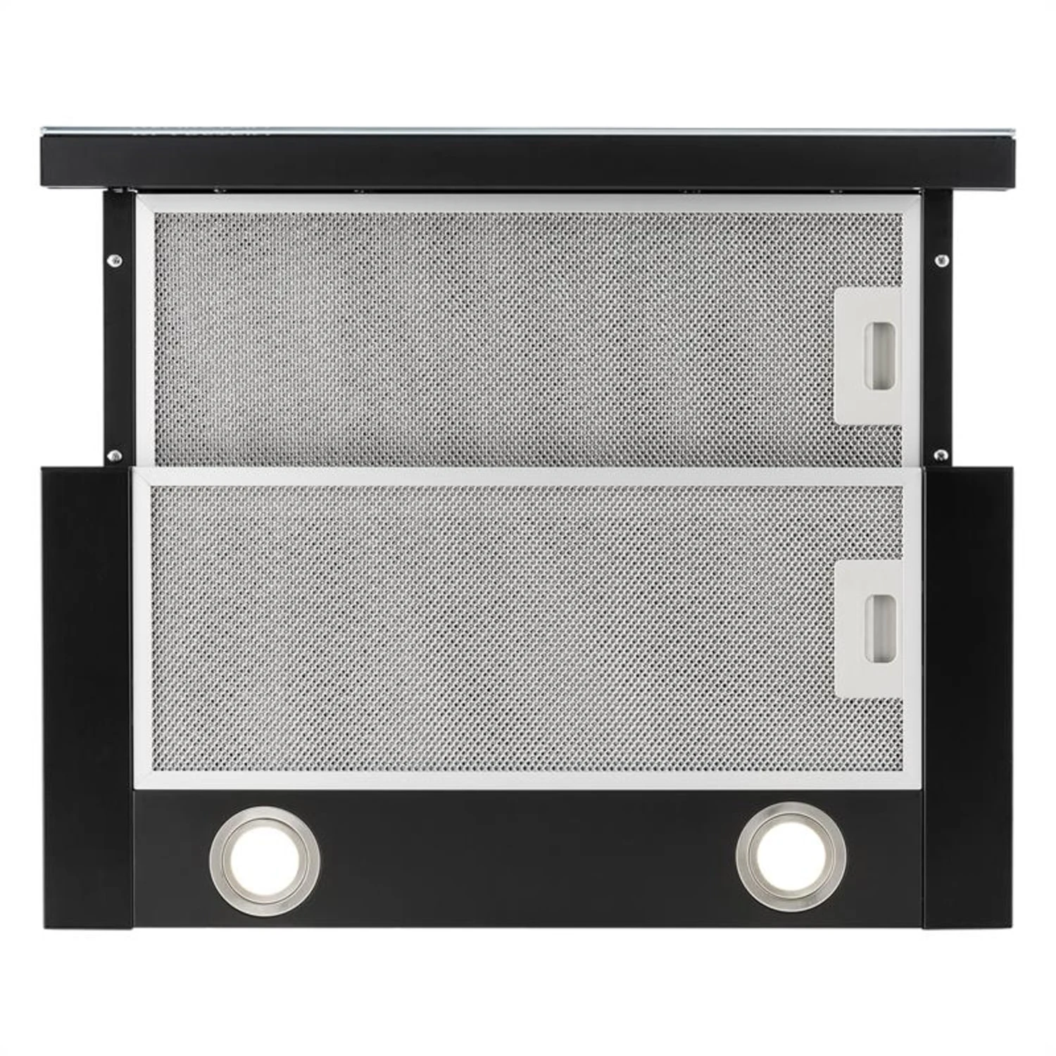 Vinea Dunstabzugshaube Umluftset 60cm 610m³/h Aktivkohlefilter Schwarz 7 Vinea Dunstabzugshaube Umluftset 60cm 610m³/h Aktivkohlefilter Schwarz – Bild 5