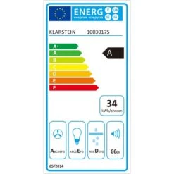 Aurea VII Dunstabzugshaube Umluftset 60cm Aktivkohlefilter Weiß 21 Aurea VII Dunstabzugshaube Umluftset 60cm Aktivkohlefilter Weiß -Küchenmaschinen Verkäufe 60002224 energy label