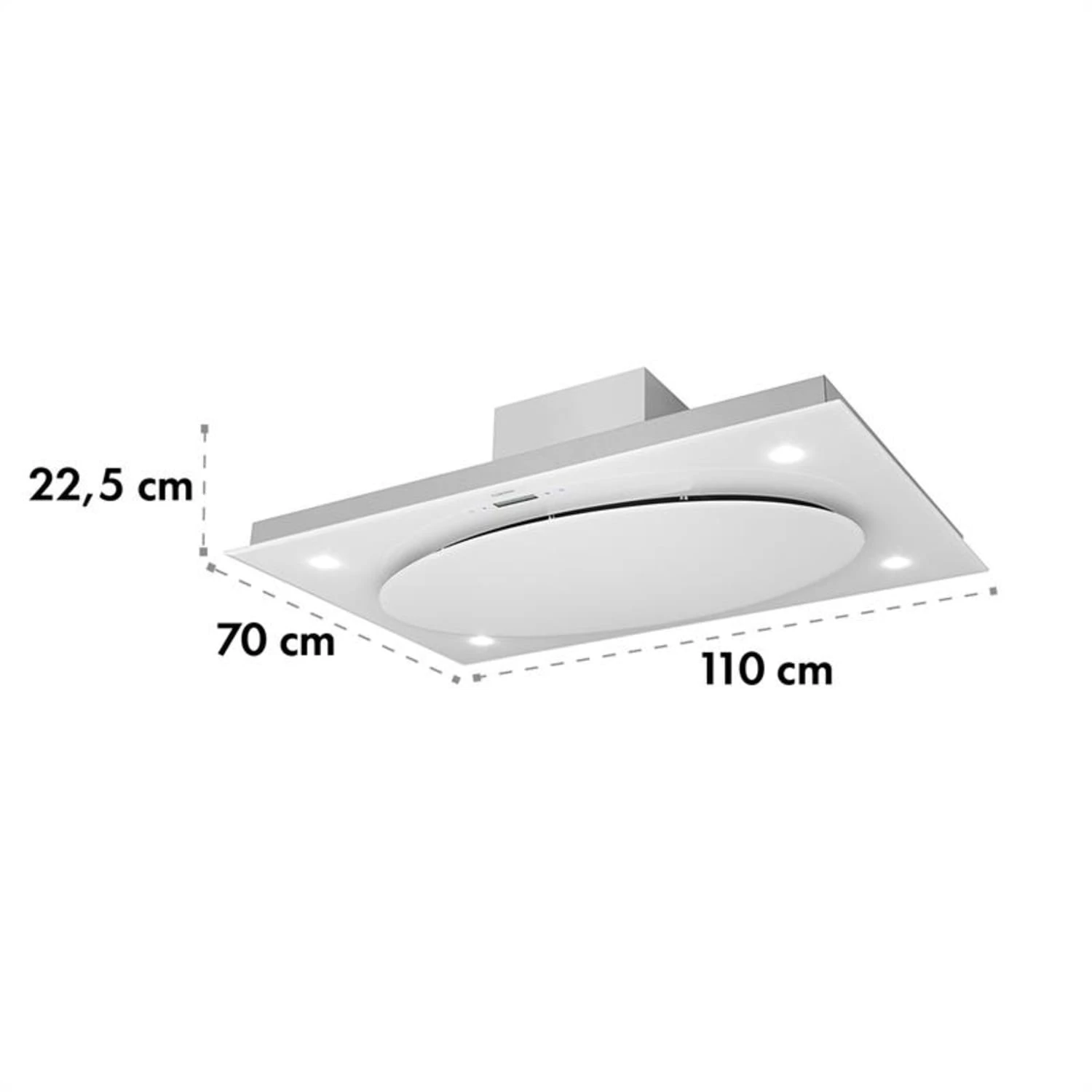 Secret Service Umluftset 110cm 800m³/h Aktivkohlefilter Weiß 8 Secret Service Umluftset 110cm 800m³/h Aktivkohlefilter Weiß – Bild 6