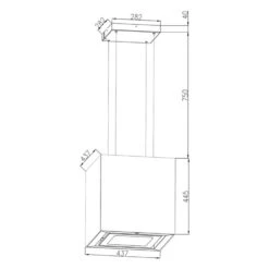 Kronleuchter Dunstabzugshaube Umluftset Aktivkohlefilter Schwarz -Küchenmaschinen Verkäufe 60002229 yy 0008 logo Klarstein Kronleuchter Dunstabzugshaube schwarz