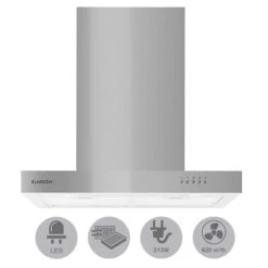 Zarah Dunstabzugshaube 60cm Umluftset 620 M³/h Aktivkohlefilter 13 Zarah Dunstabzugshaube 60cm Umluftset 620 M³/h Aktivkohlefilter -Küchenmaschinen Verkäufe 60002280 yy 0005 titel Klarstein Zarah Dunstabzugshaube