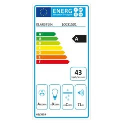 Finessa Dunstabzugshaube Umluftset 90cm 635 M³/h 2 Aktivkohlefilter -Küchenmaschinen Verkäufe 60002301 energy label