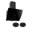 Annabelle 60 Dunstabzugshaube Umluftset 595 M³/h Touch-Armatur Schwarz -Küchenmaschinen Verkäufe 60002315 yy 0001 front Set Annabelle 2 Aktivkohlefilter