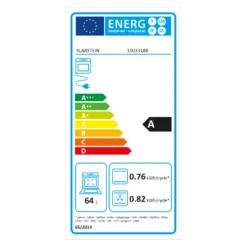 Gusteau Delicatessa Einbau-Ofen-Set Induktion 7000W Schwarz Edelstahl -Küchenmaschinen Verkäufe 60002594 energy label