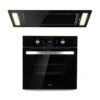 Gusteau Remy Einbau-Set Backofen + Einbau-Haube 2950W 64Ltr 620 M³/h Schwarz Edelstahl -Küchenmaschinen Verkäufe 60002597 yy 0001 titel Klarstein Gusteau Remy Set Backofen Haube