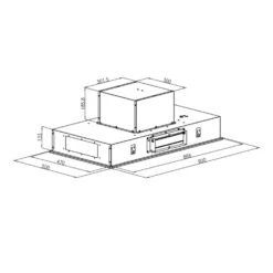 Gusteau Remy Einbau-Set Backofen + Einbau-Haube 2950W 64Ltr 620 M³/h Schwarz Edelstahl -Küchenmaschinen Verkäufe 60002597 yy 0011 logo Klarstein Remy Deckenhaube 90cm schwarz